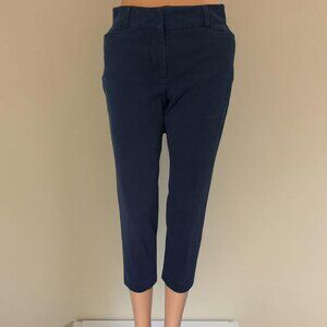 Talbots Heritage Navy Capri Chinos Size 2 P